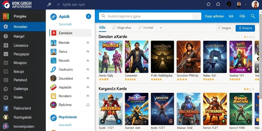 Antarmuka utama aplikasi 171SLOT yang menarik dan user-friendly.