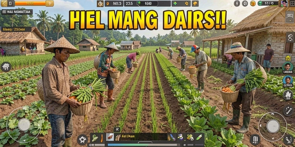 Tampilan karakter yang menarik dan beragam.