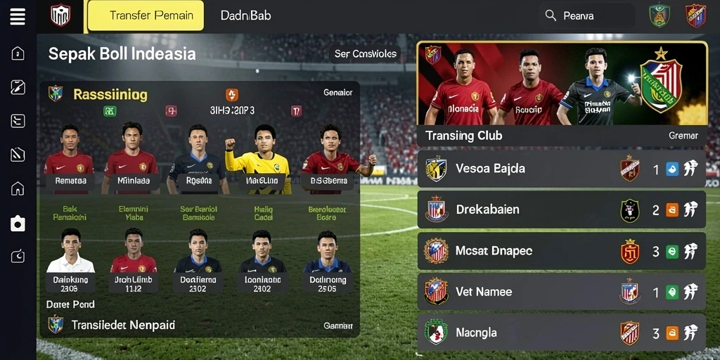 Tampilan menu utama dengan navigasi yang mudah.
