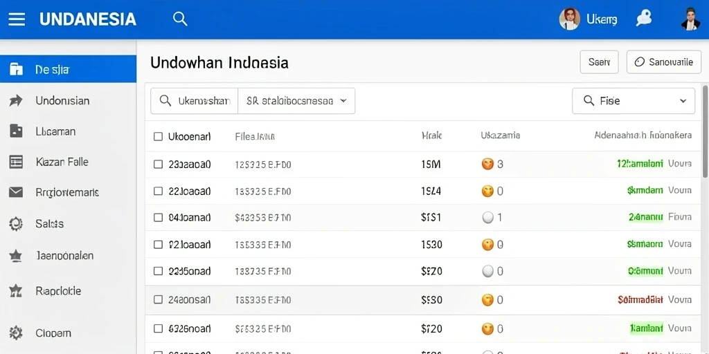 Tampilan antarmuka yang ramah pengguna dan intuitif.
