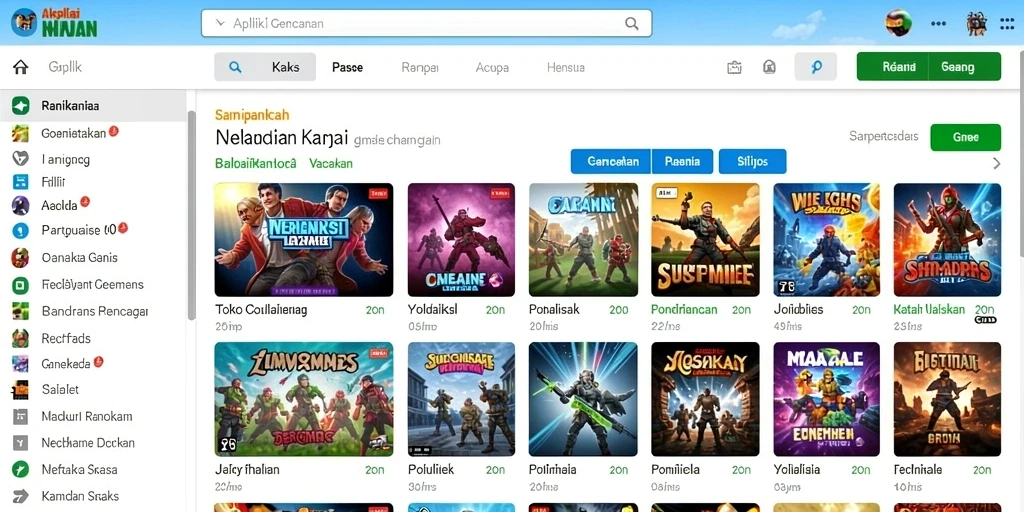 Tampilan antarmuka yang modern dan user-friendly.