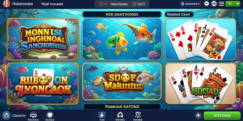 Screenshot menunjukkan antarmuka utama yang menarik dan intuitif.