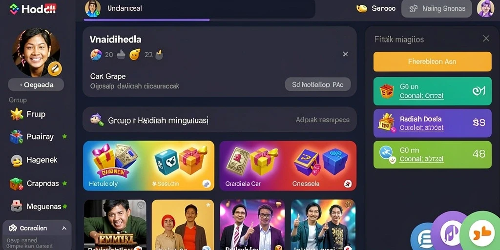 Tampilan antarmuka yang modern dan user-friendly.
