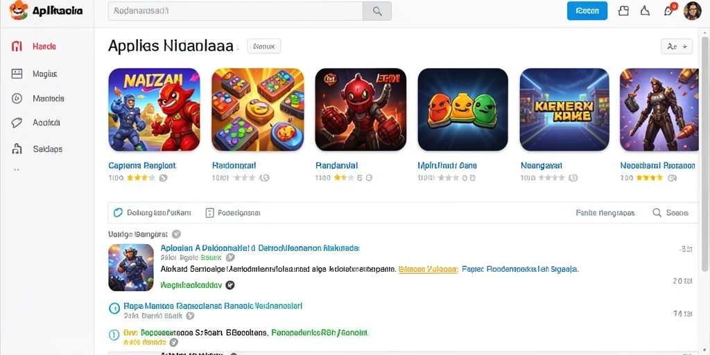 Screenshot 1: Tampilan antarmuka permainan yang menarik.