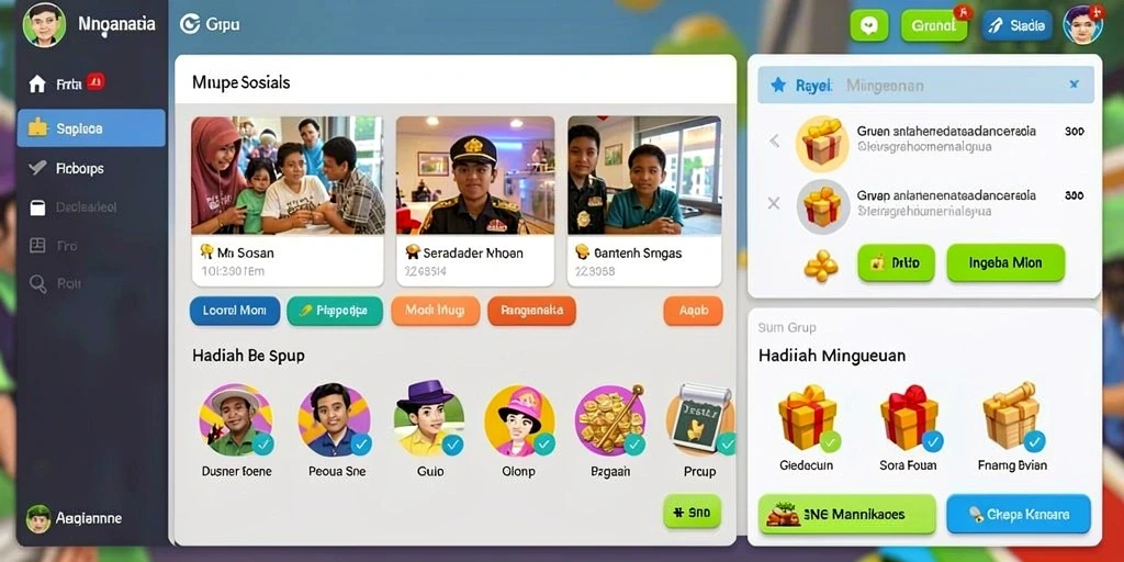 Tampilan antarmuka yang menarik dan ramah pengguna.