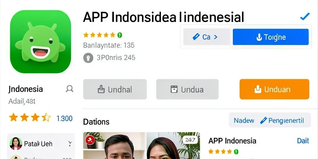 Screenshot menunjukkan antarmuka utama yang menarik.